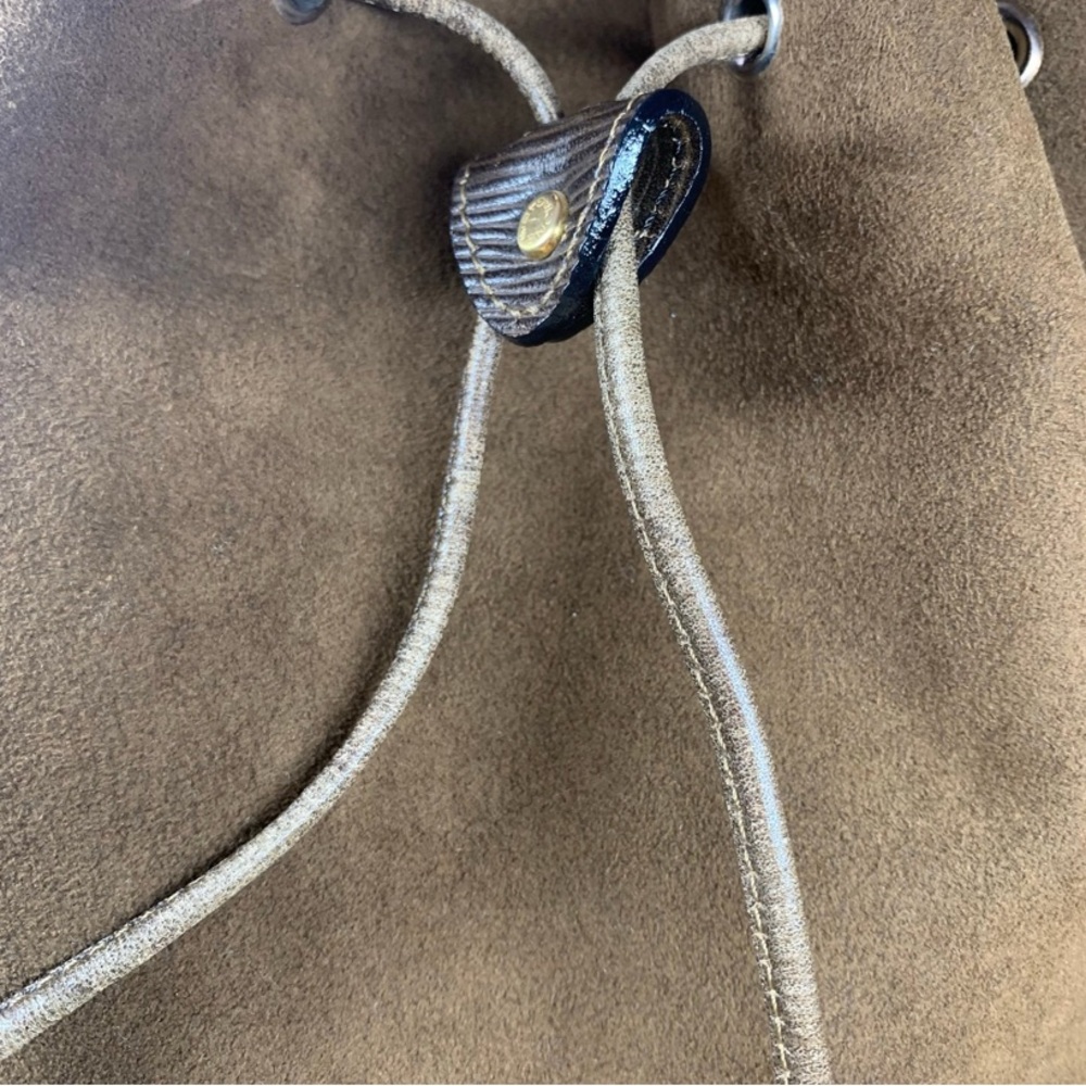 Holiday Sale !Balenciaga Tan Suede Bucket Bag - Picture 7 of 11